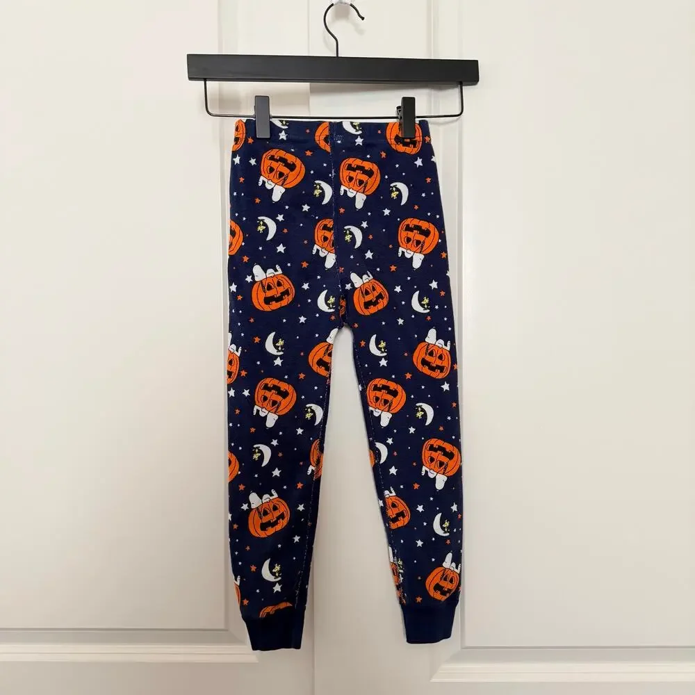 Hanna Andersson x Peanuts Navy Blue Snoopy Halloween Pajama PJ Pants 52121